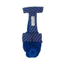 Patriotic Stars on Blue   Dog Diaper Overall