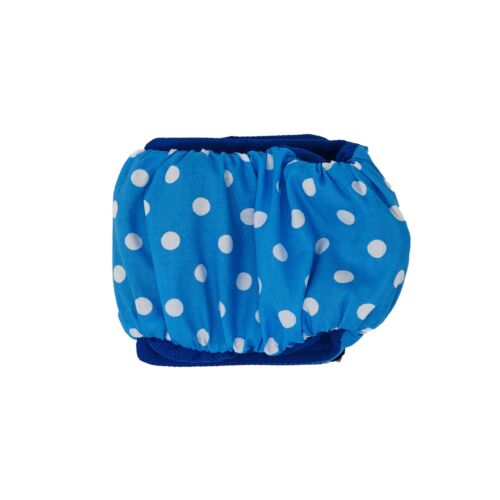 sky blue polka dot belly band - back sky blue polka dot belly band - back