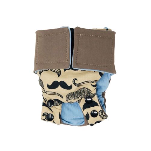 brown on mustache diaper snappy brown on mustache diaper snappy