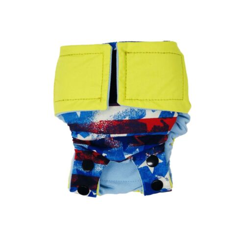 neon yellow on stars and stripes diaper snappy neon yellow on stars and stripes diaper snappy