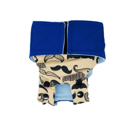 royal blue on mustache diaper snappy royal blue on mustache diaper snappy
