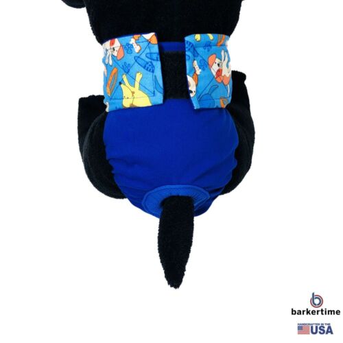 dreamy dog on blue diaper - model 2 dreamy dog on blue diaper - model 2