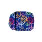 peace sign on blue belly band