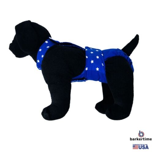 white stars on blue diaper overall - model 1 white stars on blue diaper overall - model 1