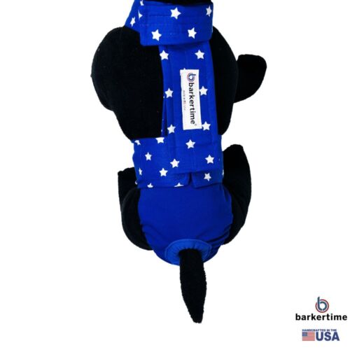 white stars on blue diaper overall - model 2 white stars on blue diaper overall - model 2