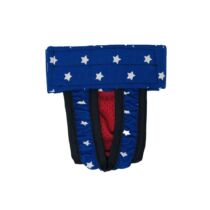 White Stars on Blue  Cat Diaper Pull-up