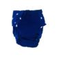 white stars on navy blue diaper - back