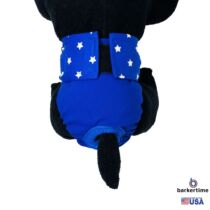 white stars on navy blue diaper – model 2