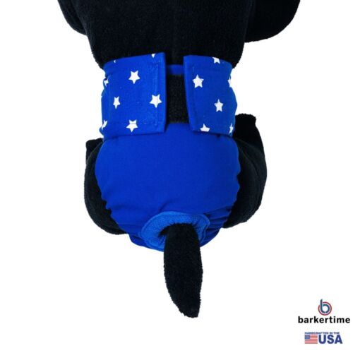 white stars on navy blue diaper - model 2 white stars on navy blue diaper - model 2