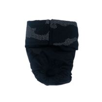 Black Camo on Black Dog Diaper