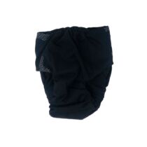 black camo on black diaper – back