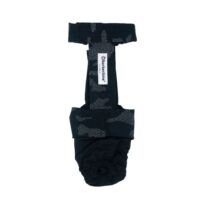Black Camo on Black   Dog Diaper Overall