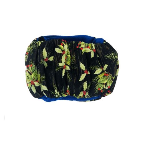 mistletoe on black belly band - back mistletoe on black belly band - back