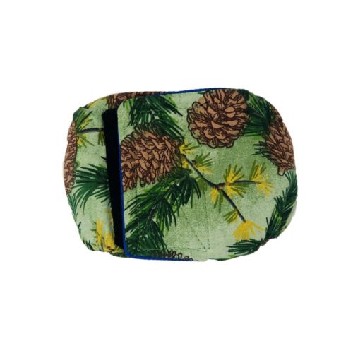 pine cones on brown belly band