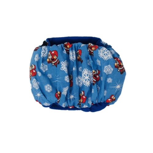 santa claus snowflakes belly band - back santa claus snowflakes belly band - back