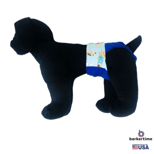 fashion dog teal diaper - model 1 fashion dog teal diaper - model 1