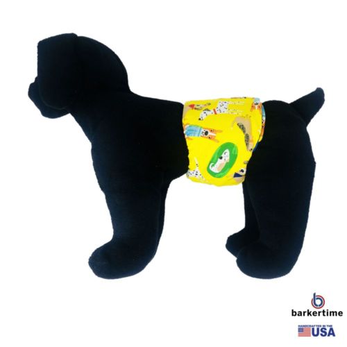 fashion dog yellow belly band - model 1