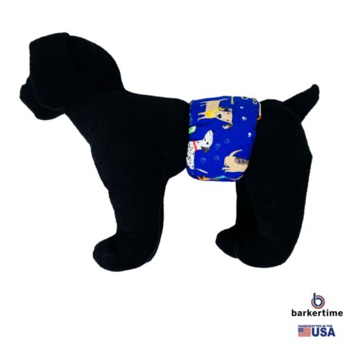 happy doggie blue belly band - model 1 happy doggie blue belly band - model 1