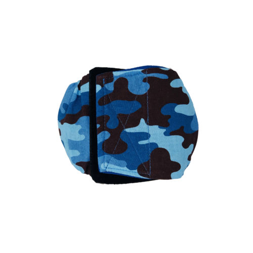blue camo on blue belly band