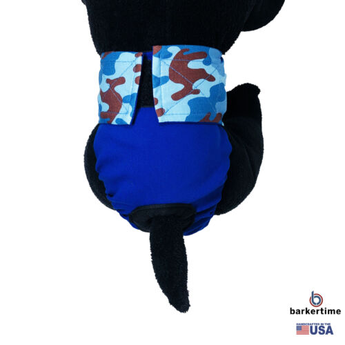 blue camo on blue diaper - model 2 blue camo on blue diaper - model 2