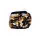 brown camo on black belly band - back