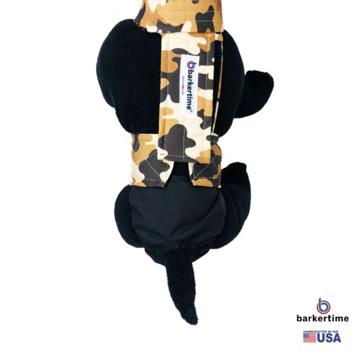 brown camo on black diaper overall - model 2 brown camo on black diaper overall - model 2