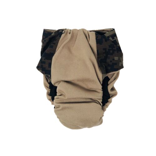 digital camo on beige diaper - back digital camo on beige diaper - back