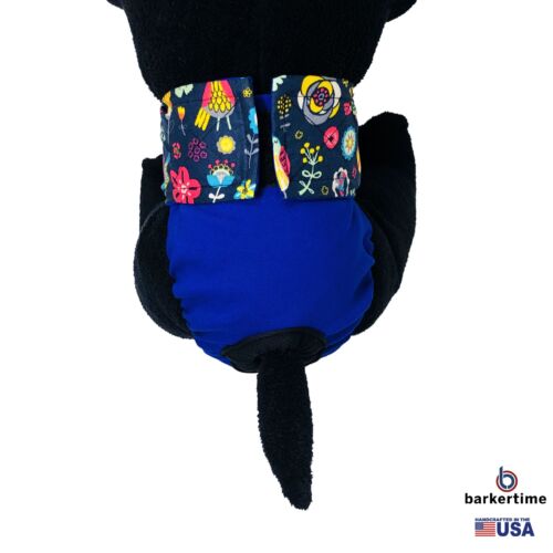 navy blue spring garden diaper - model 2 navy blue spring garden diaper - model 2