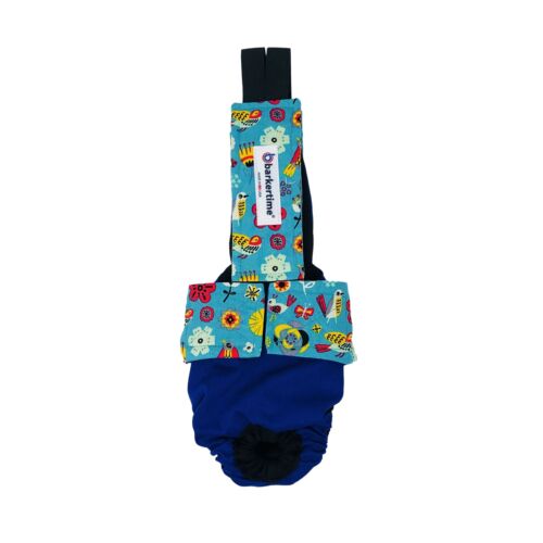 turquoise spring garden diaper overall v2