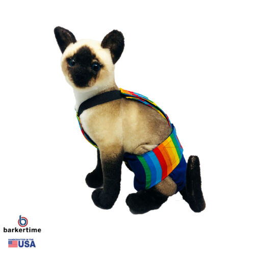 rainbow stripes diaper overall v2 - model 1 rainbow stripes diaper overall v2 - model 1