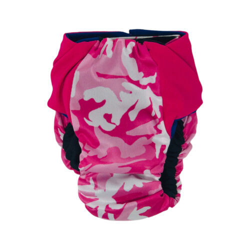 hot pink on pink camo diaper - back hot pink on pink camo diaper - back