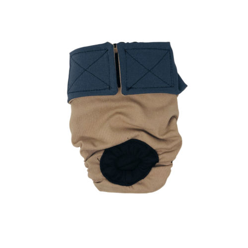 charcoal gray on brown diaper