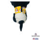christmas penguine on frosty cream diaper - model 2