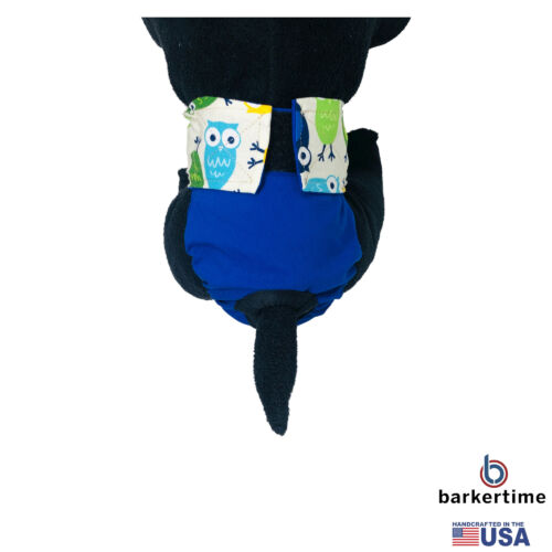 cute owls on blue diaper - model 2 cute owls on blue diaper - model 2