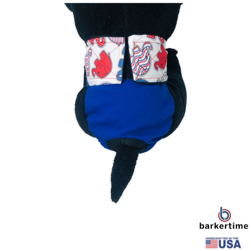 happy elephants on blue diaper - model 2 happy elephants on blue diaper - model 2