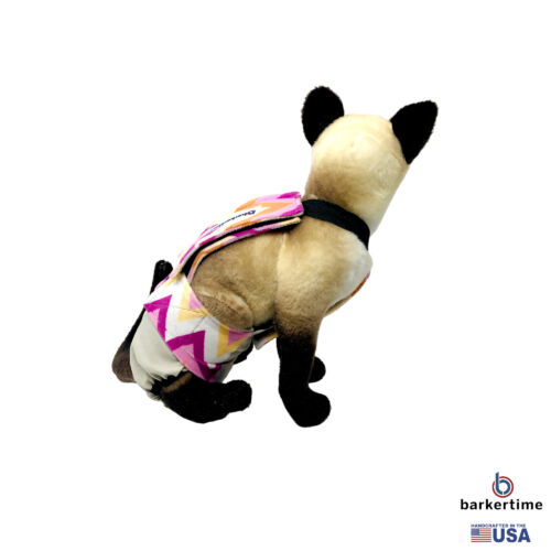 orange and yellow chevron minky on frosty cream cat diaper overall - model 3 orange and yellow chevron minky on frosty cream cat diaper overall - model 3