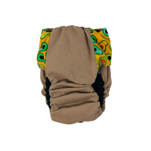 tasty avocado on brown diaper - back tasty avocado on brown diaper - back