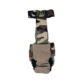 camo on brown diaper overall - back