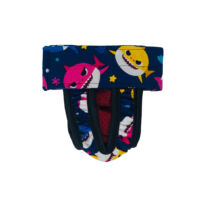Blue Happy Shark  Cat Diaper Pull-up