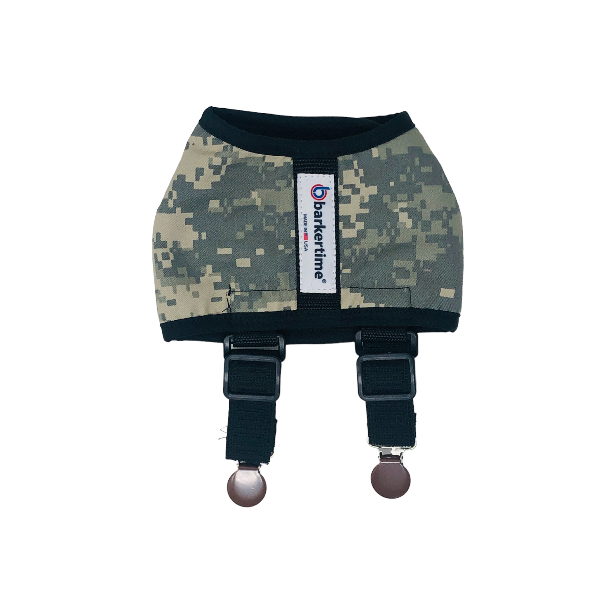 Digital Camo Diaper Suspender Harness to Keep Dog Diapers On