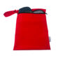 red wet bag - diaper