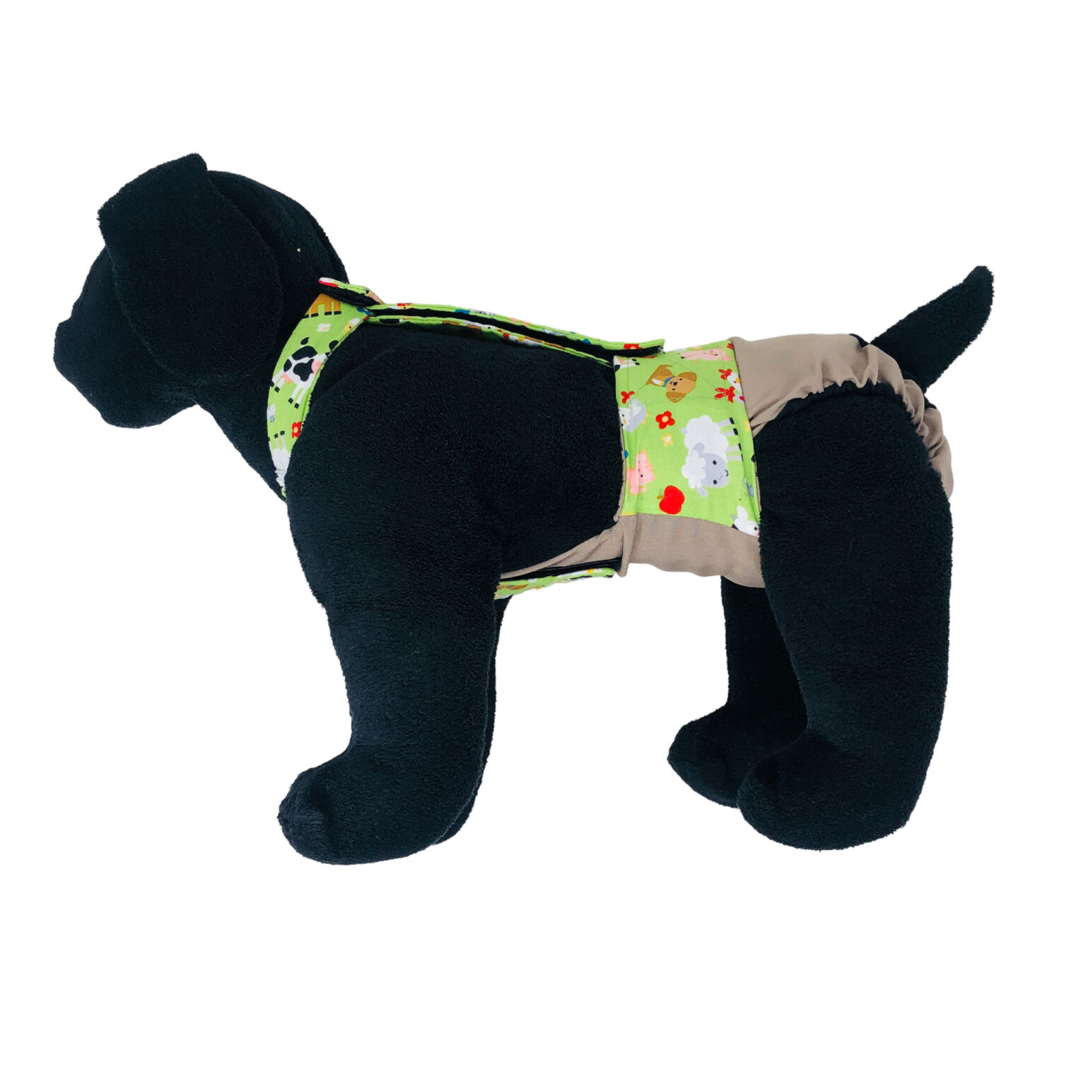 How to get dog diapers with no tail hole