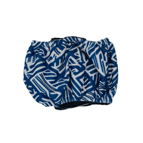 blue seville belly band - back blue seville belly band - back