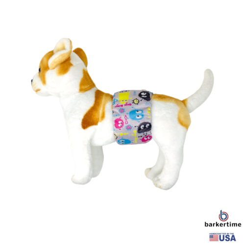 little monster on gray belly band - model 1 little monster on gray belly band - model 1