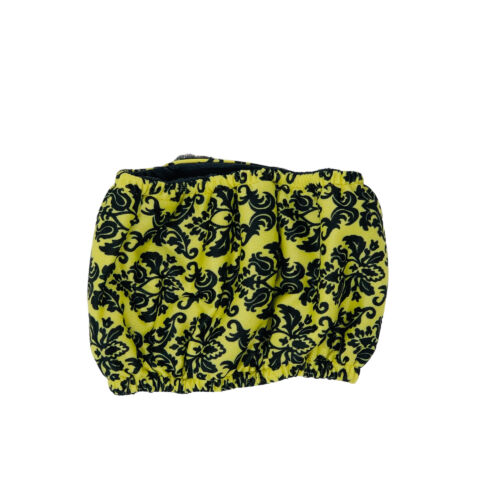 yellow damask belly band - back yellow damask belly band - back