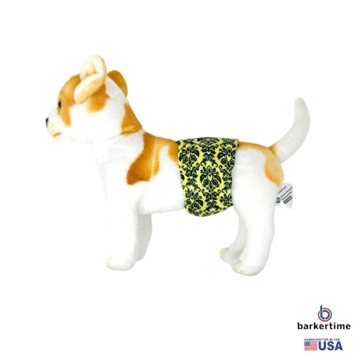 yellow damask belly band - model 1 yellow damask belly band - model 1