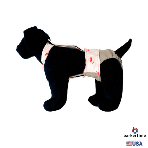 happy flamingo on brown diaper overall - model 1 happy flamingo on brown diaper overall - model 1