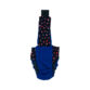patriotic stars on blue cat diaper overall - back
