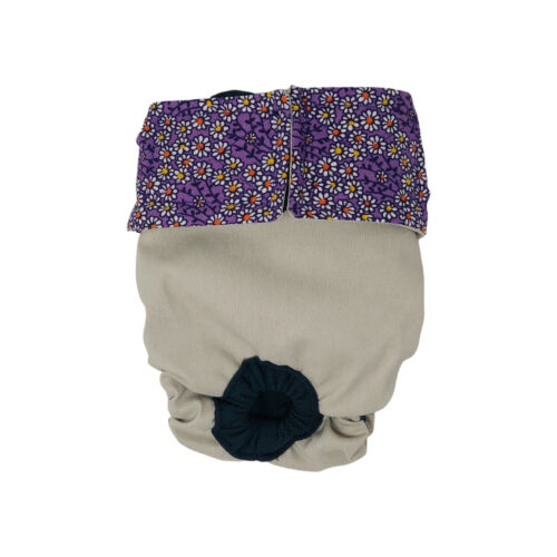 lavender daisy flower on frosty cream diaper lavender daisy flower on frosty cream diaper