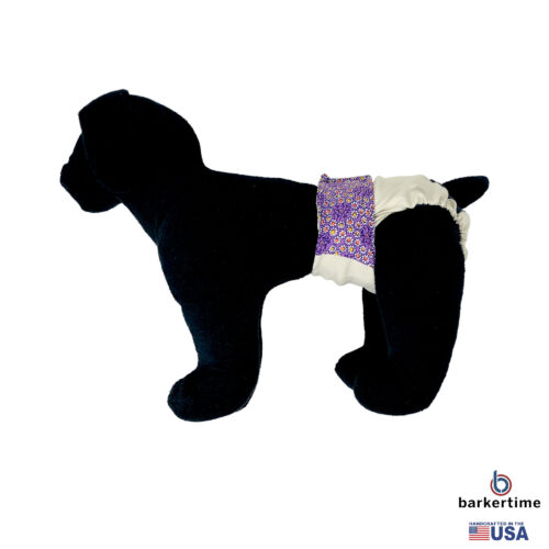 lavender daisy flower on frosty cream diaper - model 1 lavender daisy flower on frosty cream diaper - model 1